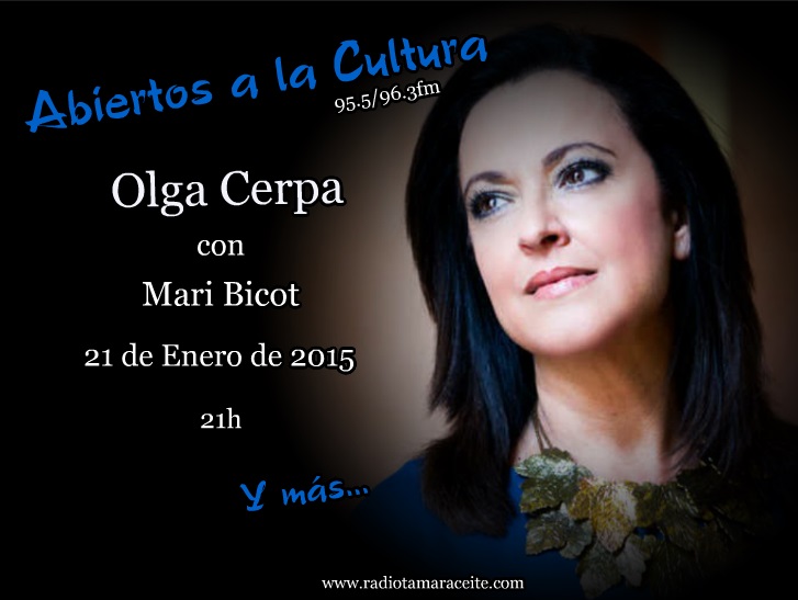 Olga Cerpa en ‘Abiertos a la cultura’